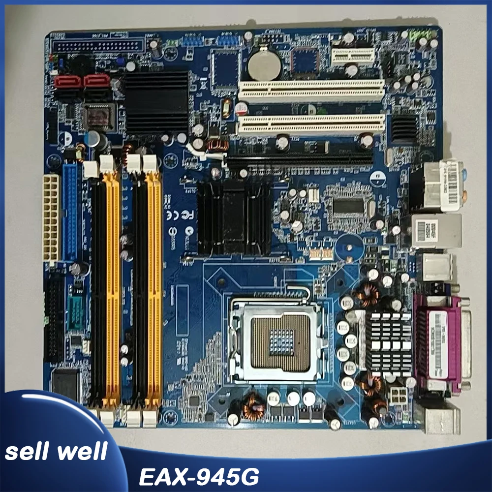 EAX-945G для Advantech Industrial, материнская плата с двумя сетевыми портами