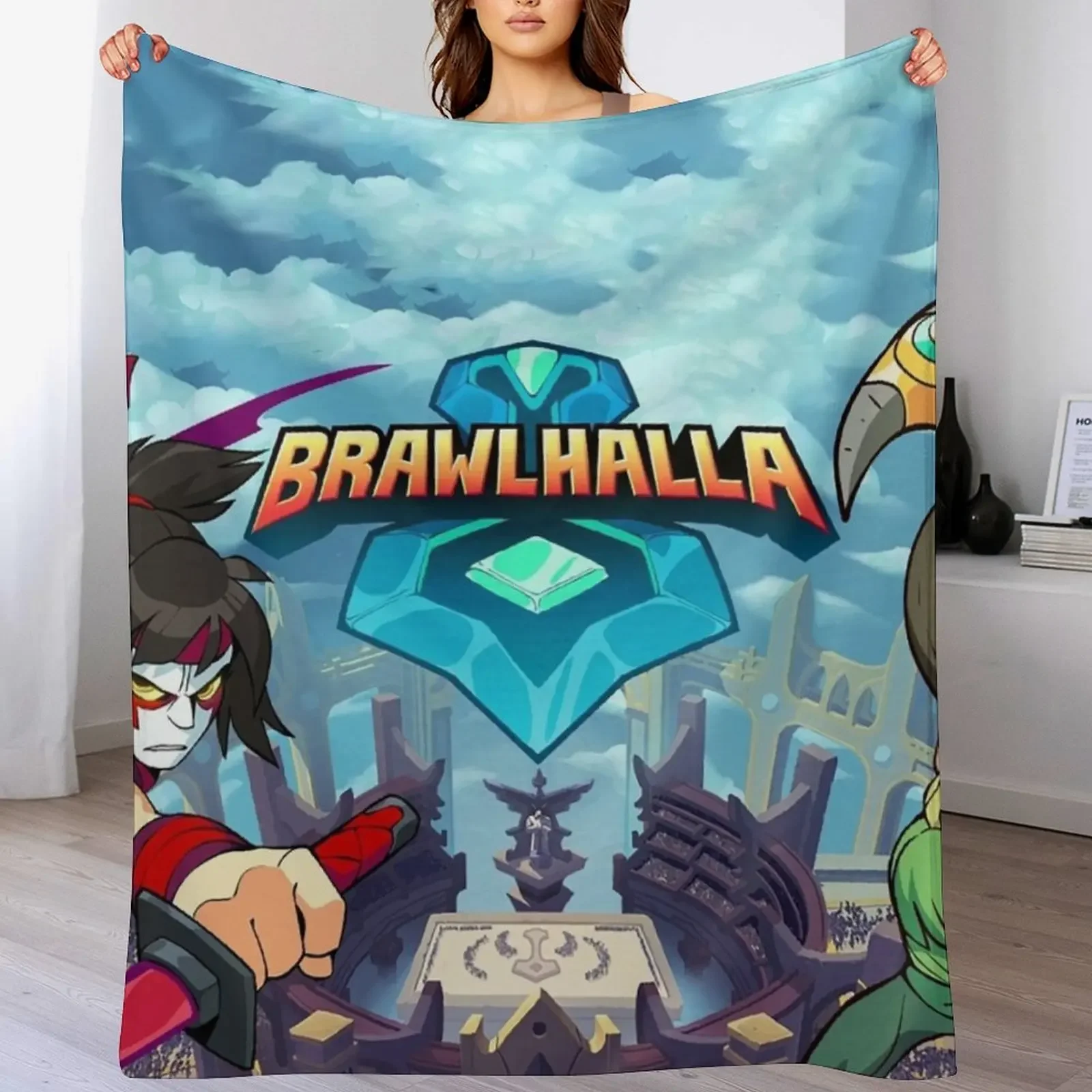 Одеяло Super Brawlhalla Мягкое тяжелое одеяло для сна Furrys Дизайнерские одеяла