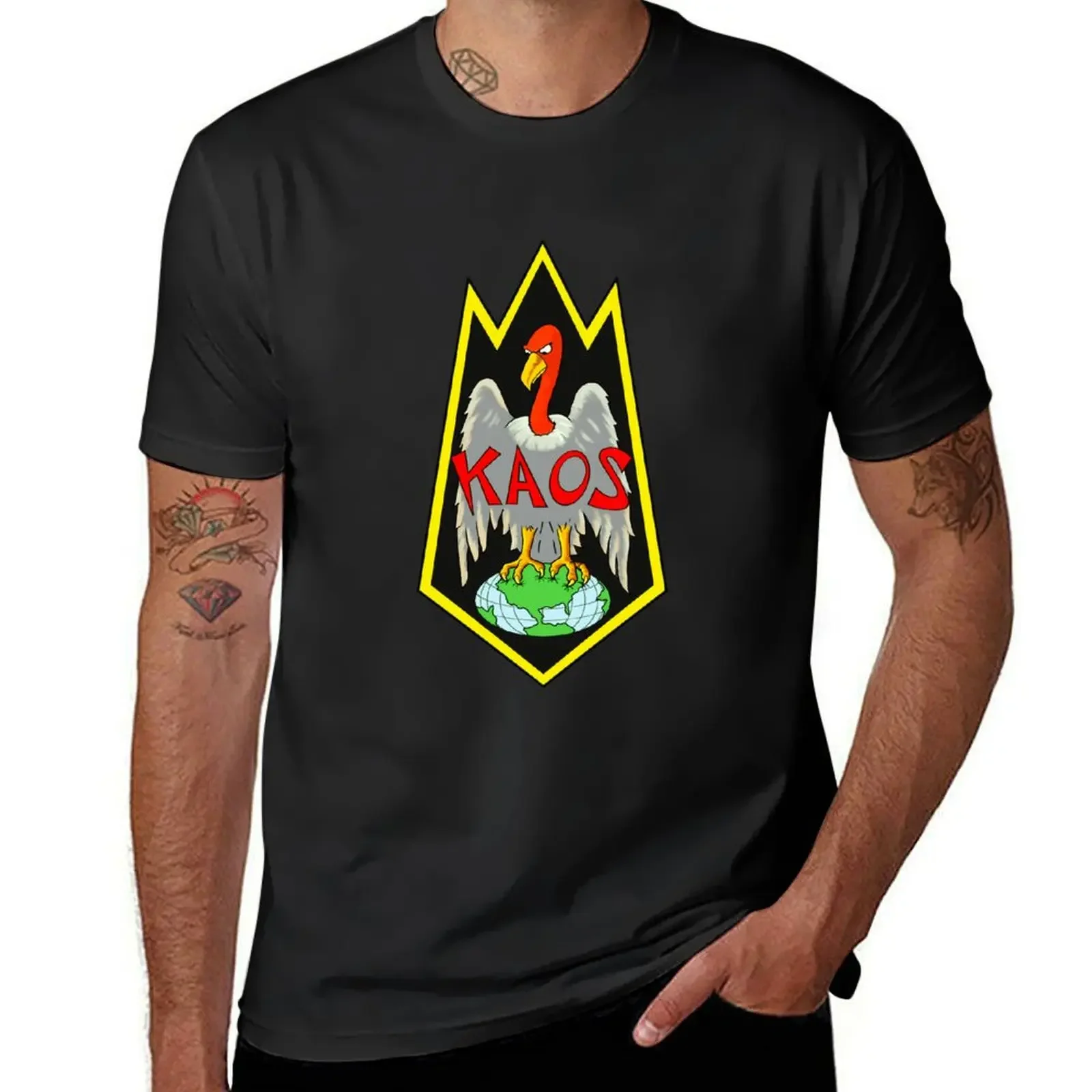 Мужская Винтажная Футболка Kaos Get Smart