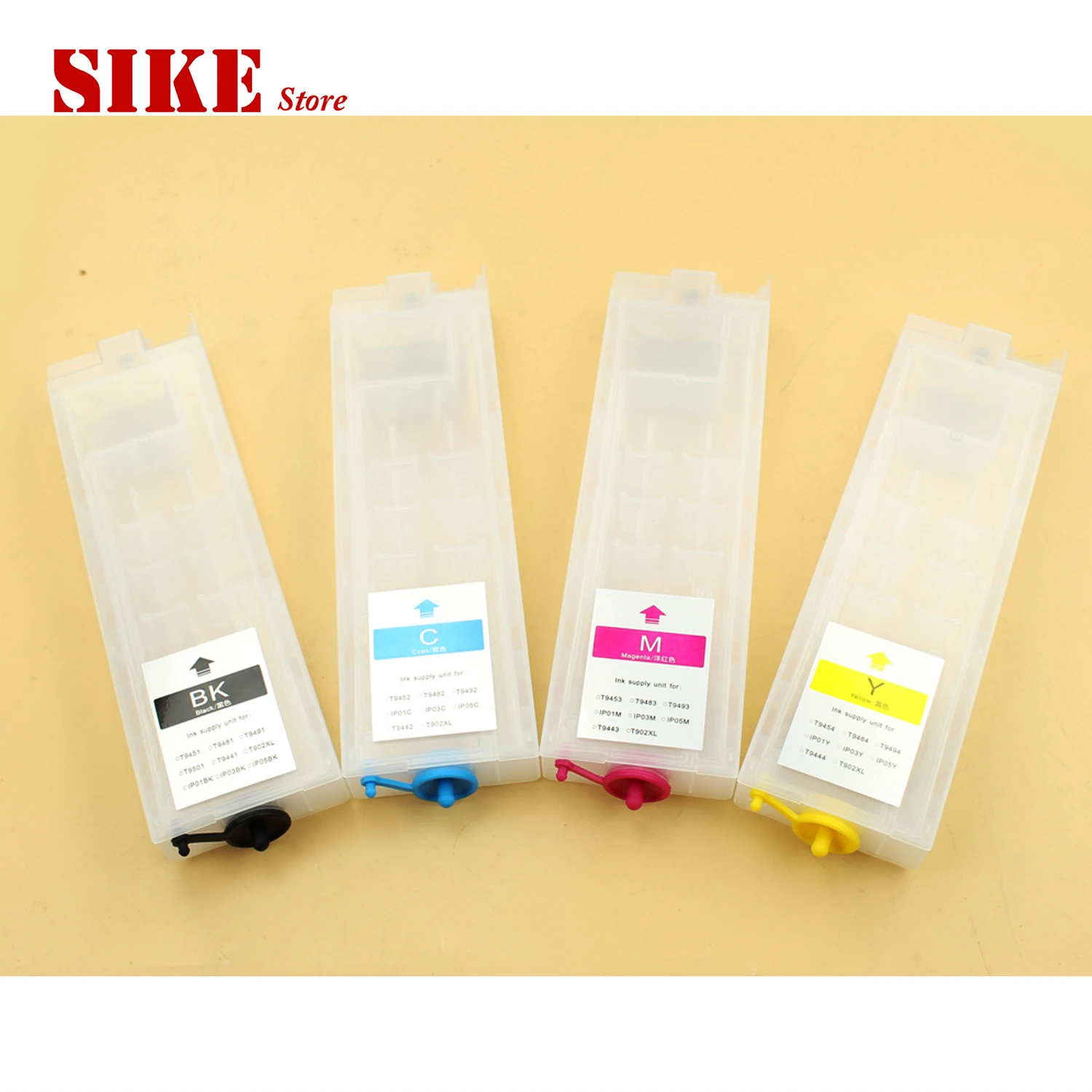 1 комплект многоразовых картриджей T945 T9451 T9452 T9453 T9454 для Epson T945xl Workforce Pro WF-C5290 C5790 C5210 C5710