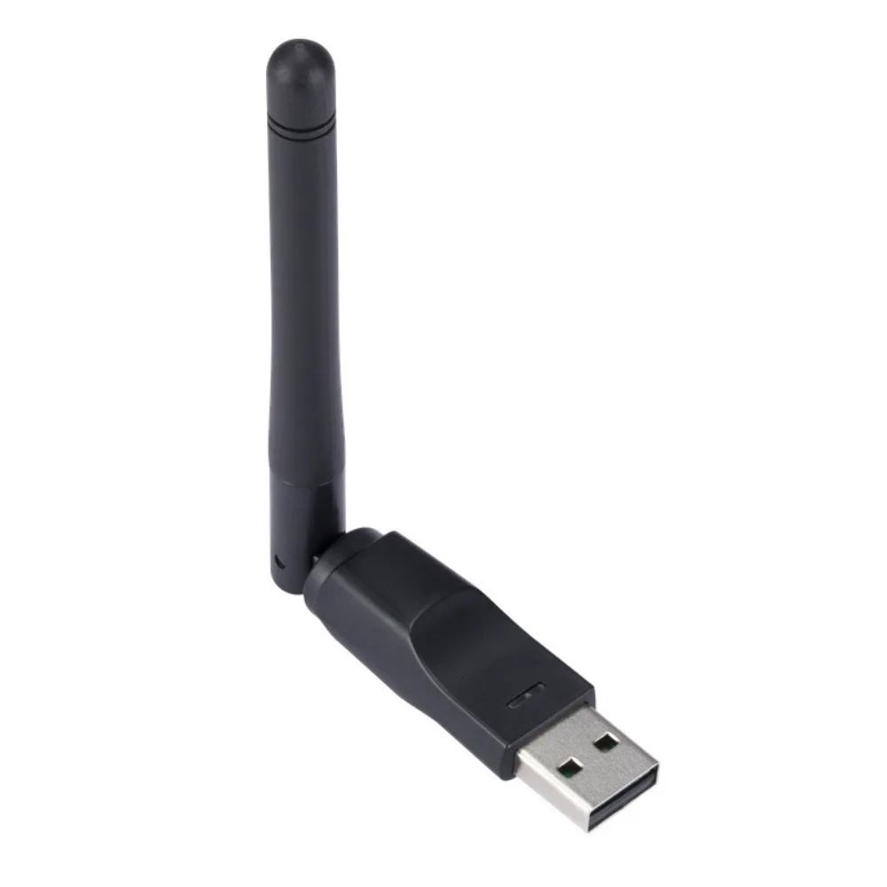 Wi-Fi Dongle 150 Мбит/с MT7601 Сетевая карта USB MT7601/8188 150 Мбит/с USB Wi-Fi-адаптер Свободно вращающаяся антенна Wi-Fi-приемник
