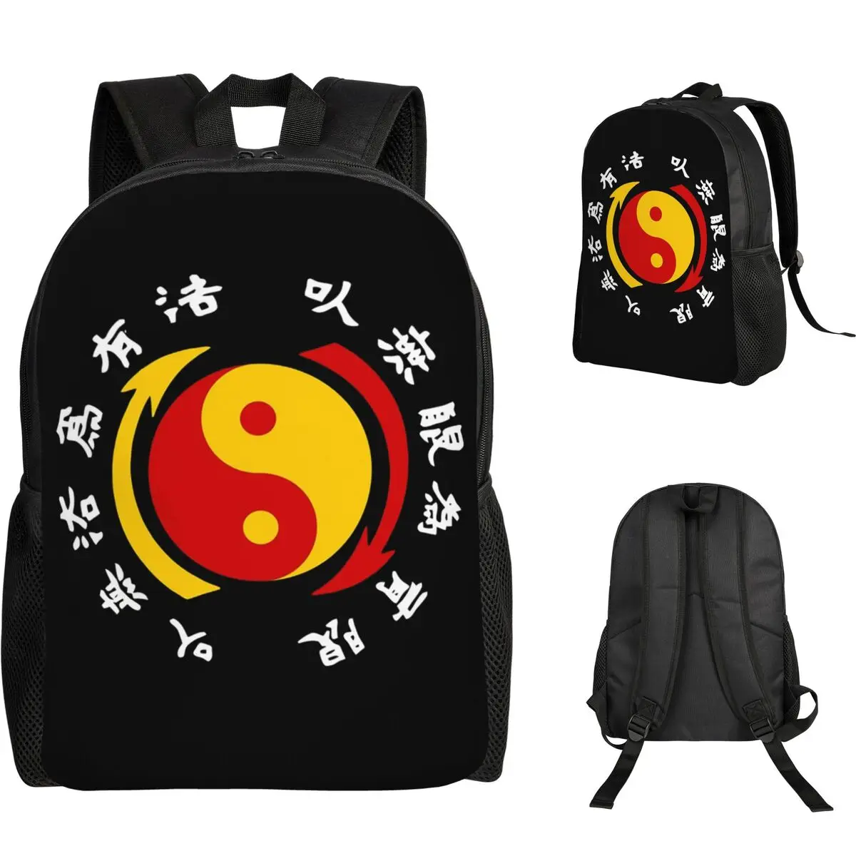 JKD Jeet Kune Do Logo Студенческий рюкзак Школьная сумка Походный дорожный рюкзак для мальчиков и девочек Модная сумка для книг Сумки на плечо