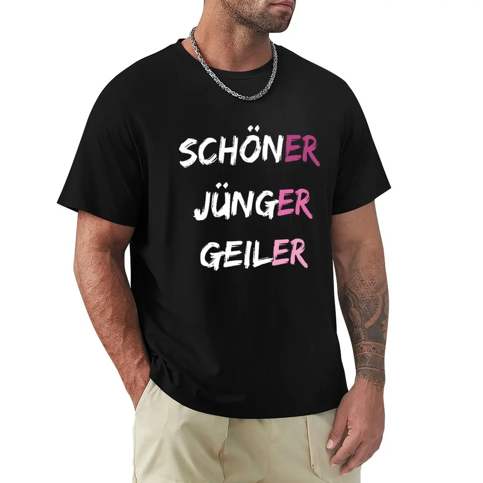 Sch?ner Jünger Geiler, футболка Mallorca Malle Party Glitch для мальчиков, белая футболка с таможенным дизайном, новое издание, мужские футболки с рисунком