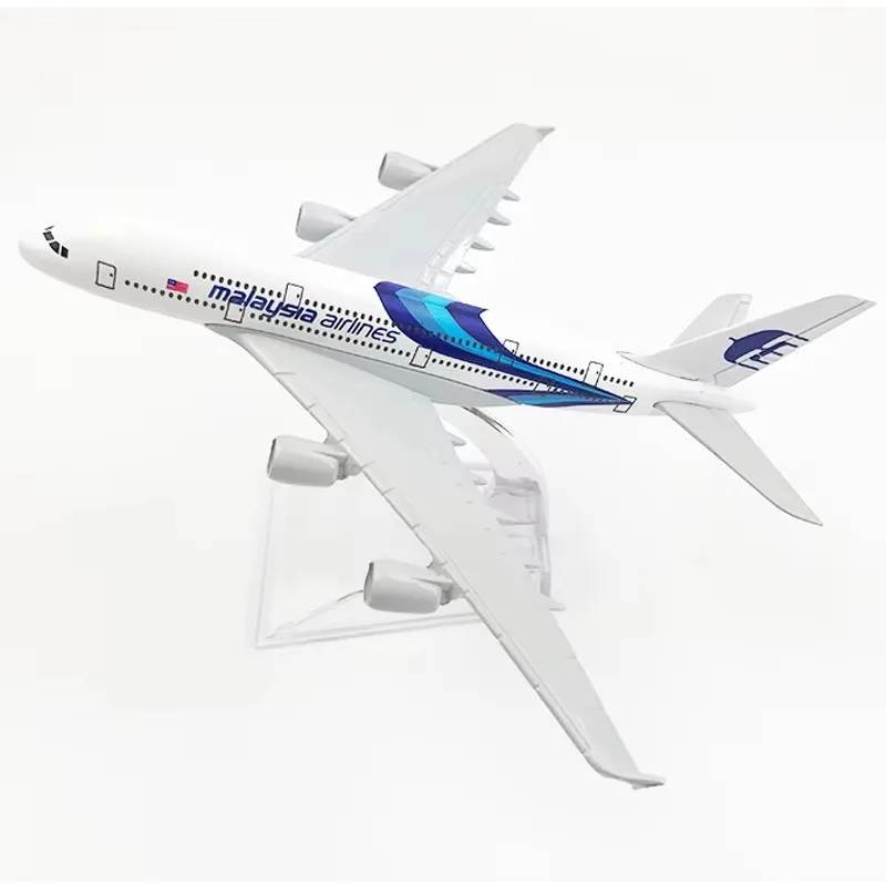 16 см A380 Malaysia Airlines модель самолета масштаб 1:400 сплав металла модель самолета Airbus подарок коллекционные украшения