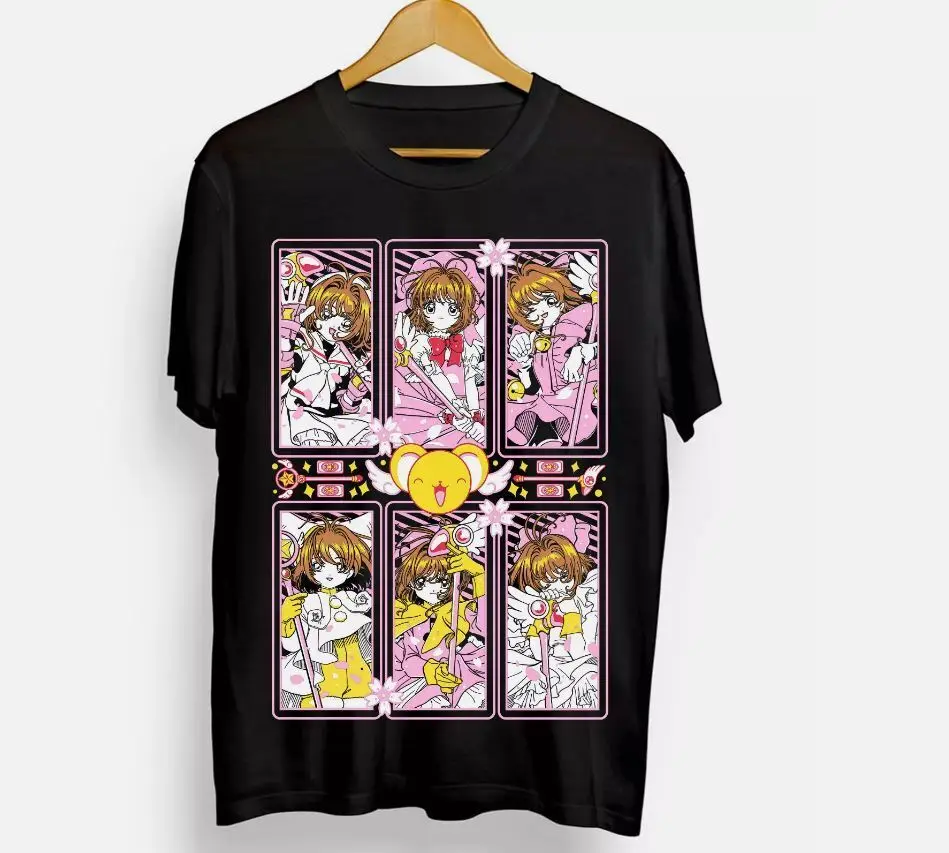 Фото Футболка Cardcaptor Sakura Kawaii Anime Manga Waifu Kero-Chan Подарочная рубашка всех размеров №3