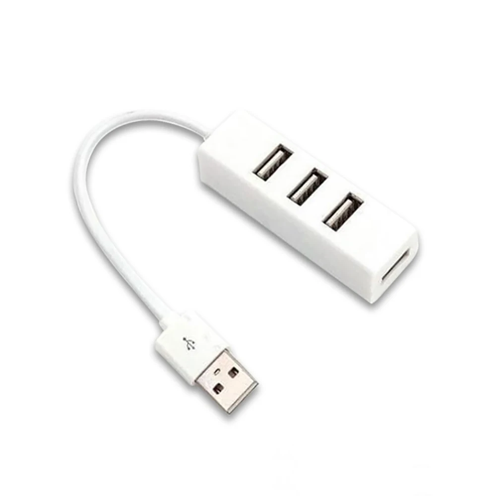 Концентратор USB 2.0 USB-концентратор 2.0 Multi USB-сплиттер Адаптер питания Высокоскоростной 4-портовый универсальный для ПК Windows Компьютерные аксессуары
