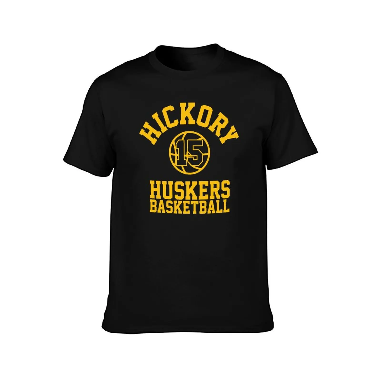 Фото Баскетбольная футболка Jimmy Chitwood Hickory Huskers, забавные футболки, хлопковая мужская футболка, хлопковая футболка №2