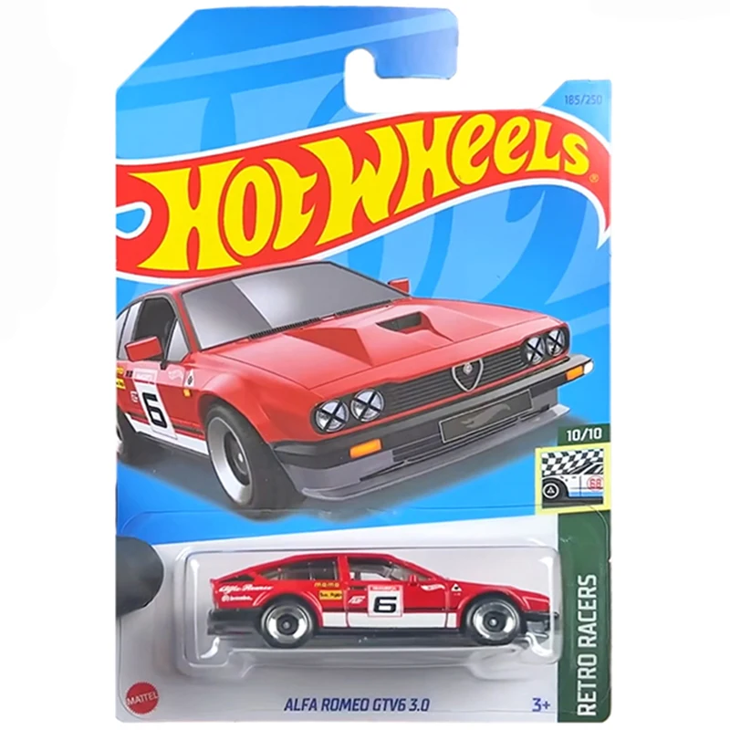 2023-185 горячие колеса ALFA ROMEO GTV6 3,0 1/64 металлические Литые строительные автомобили
