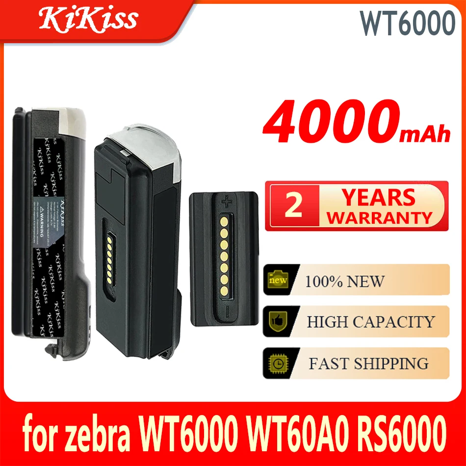 Аккумулятор KiKiss 4000 мАч для zebra WT6000 WT60A0 RS6000 BT000262A01