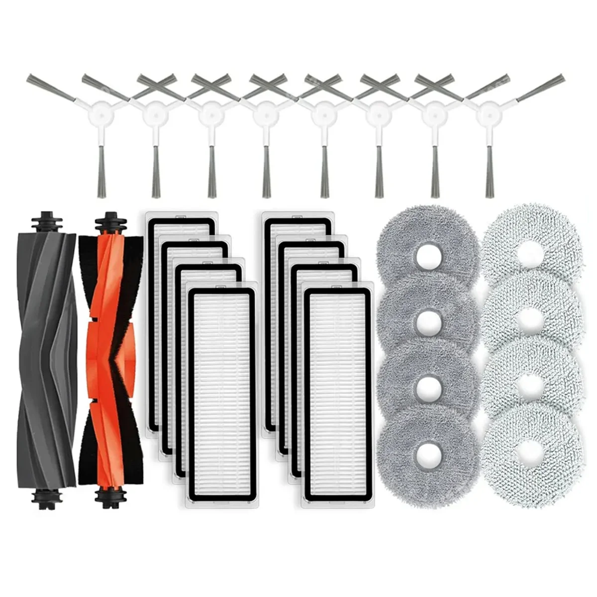 Для Omni 1S, B116, B101CN, X10+/L10s Ultra, L10 Ultra, основная боковая щетка, фильтр, ткань для швабры