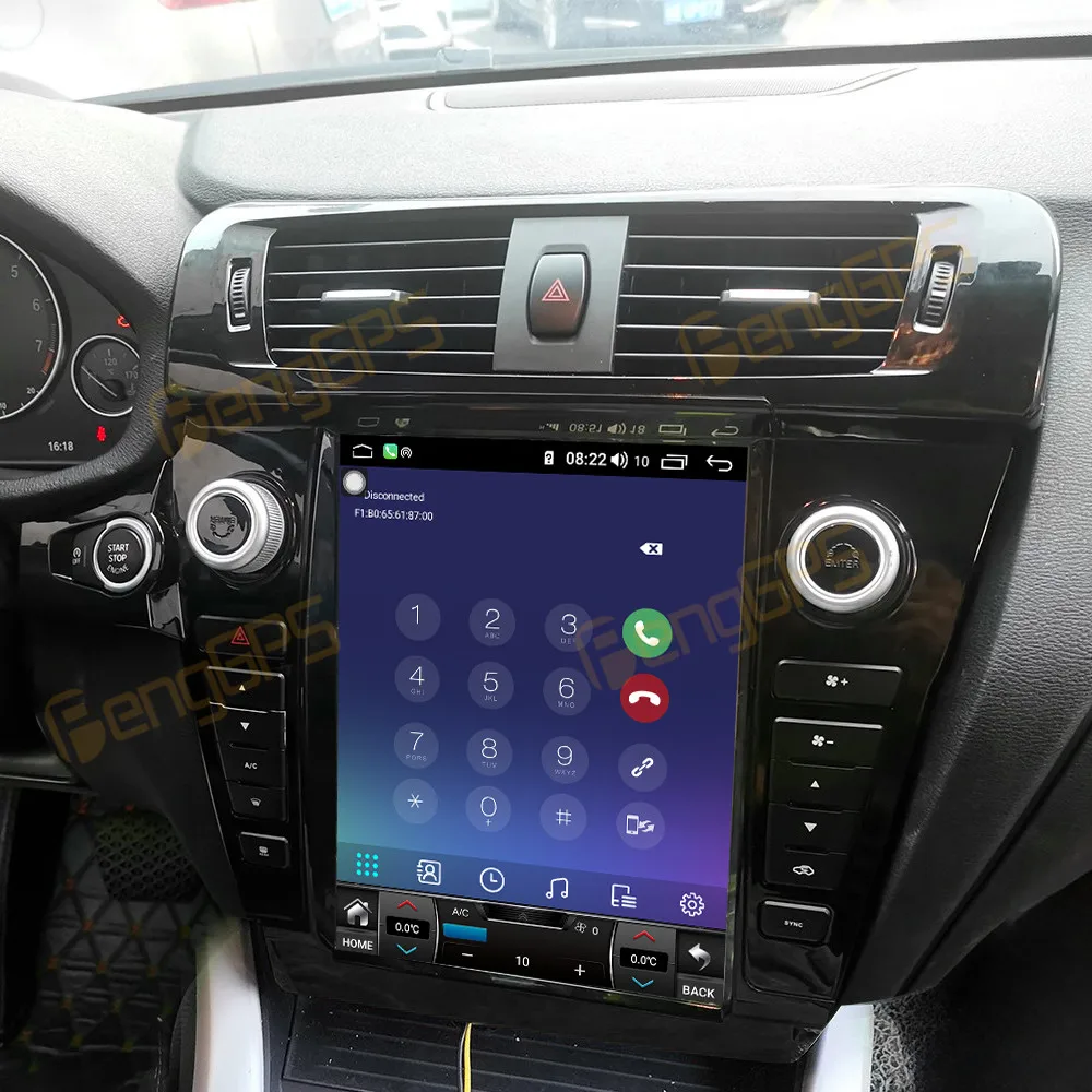 Фото Android 14 12,1-дюймовый автомобильный радиоприемник Tesla с экраном для BWM X3 2014-2016, автомобильный GPS-навигатор, беспроводной мультимедийный автомобильный радиоприемник Carplay №3
