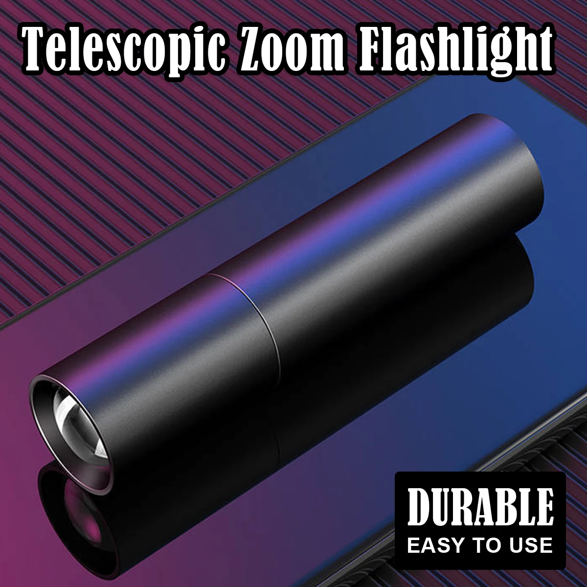 Мини - фонарик Led Фонарик Usb Зарядка Фонарик Фонарик Фонарик Фонарик 3 Режим Водонепроницаемый Свет Холодный Белый Аварийный Спасательный Фонарь Портативный