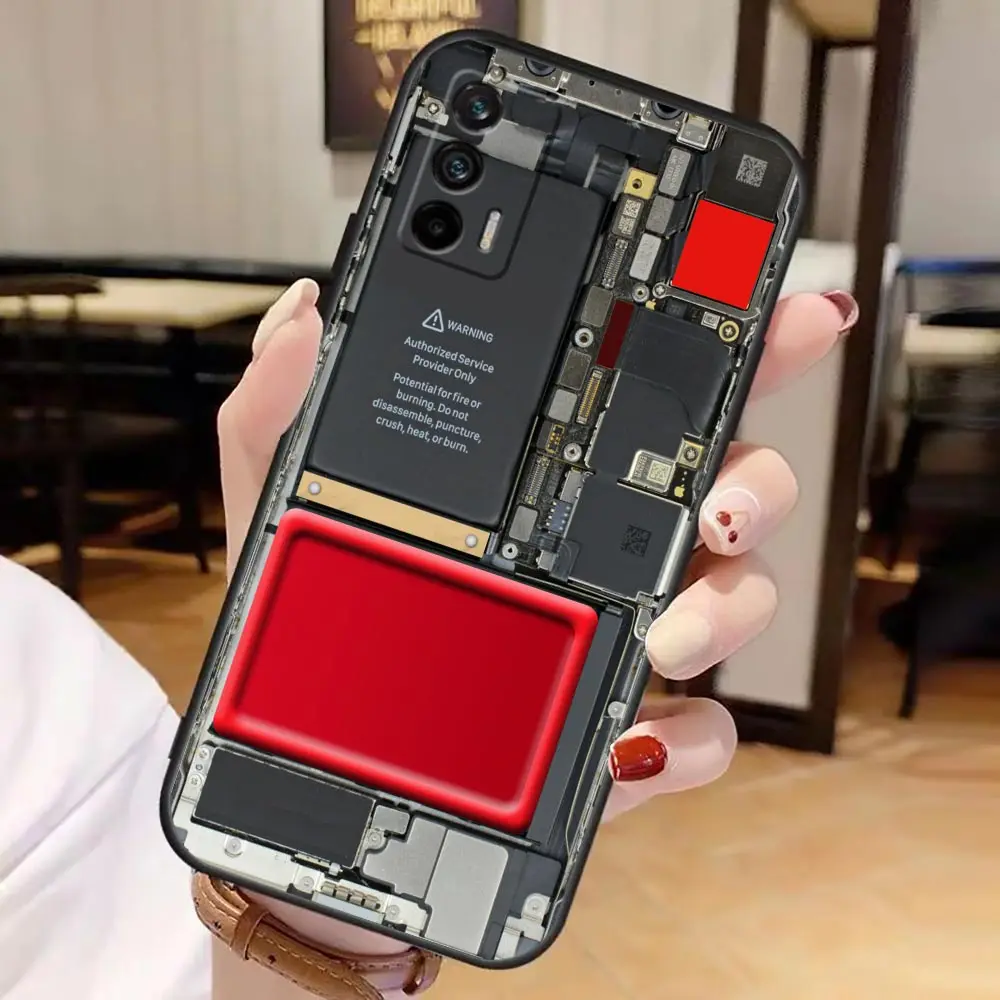 Чехол для OPPO Realme GT 2 Pro Master NARZO 50 50I 50A 5G C35 C33 C31 C30 C30S C21 C21Y C20 C15 C12 C11 чехол Cool Circuit Board (art.: 3920c14e2dc92) - 3920c14e2dc92