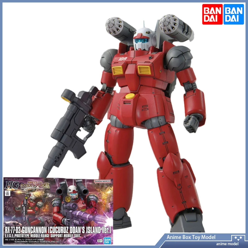 [В наличии] Spot Direct Bandai оригинальная Аниме GUNDAM модель HG 1/144 RX-77-02 GUNCANNON CUCURUZ DOAN'S ISLAND Ver экшн-фигурка