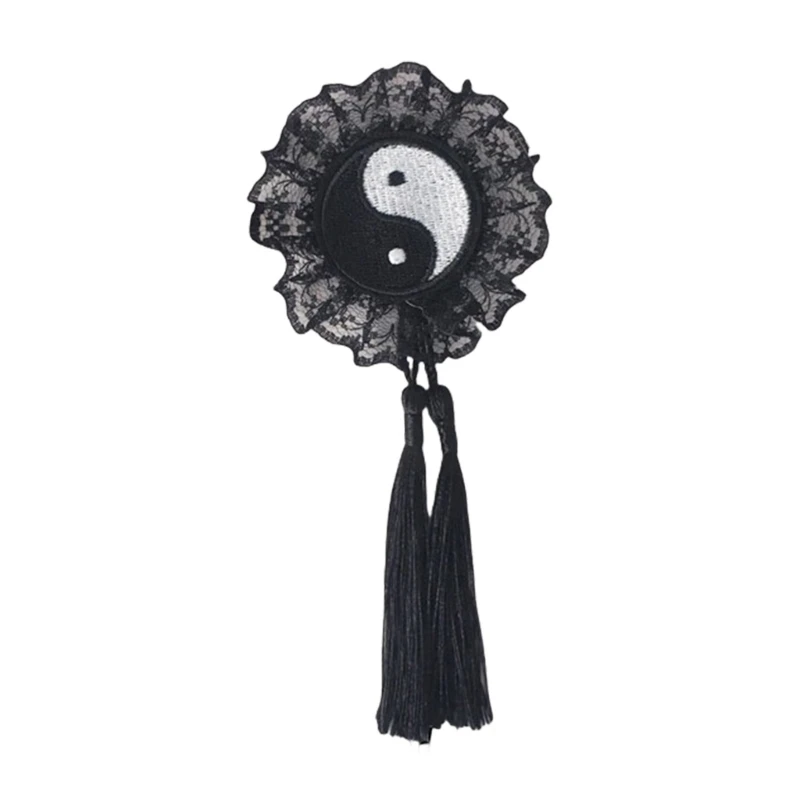 652f Tassels Bagua Hair Clip нельзя сильная боковая зажим для аниме -реквизита на Хэллоуин -х годов