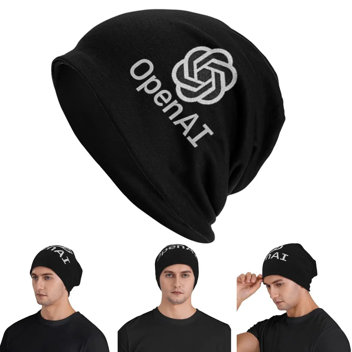 OpenAI, Chat Gpt,chatgpt Skullies шапки шапки теплая осенне-зимняя уличная шапка вязаная шапка для мужчин женщин взрослых