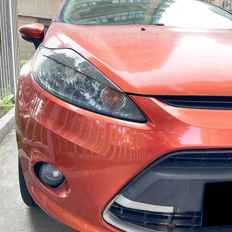 Фото Повыки передних фар автомобиля для Ford Focus Fiesta MK6 MK7 2008-2012, накладка на полоску для бровей, автозапчасти послепродажного обслуживания №4