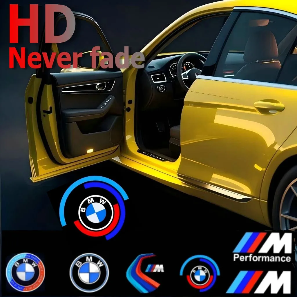 2X HD автомобильный светодиодный проектор дверей для Bmw M серии 5 F10 F11 F18 E60 E61 G30 G31 520i 535i 525i 2004-2023 2018 2019 аксессуары