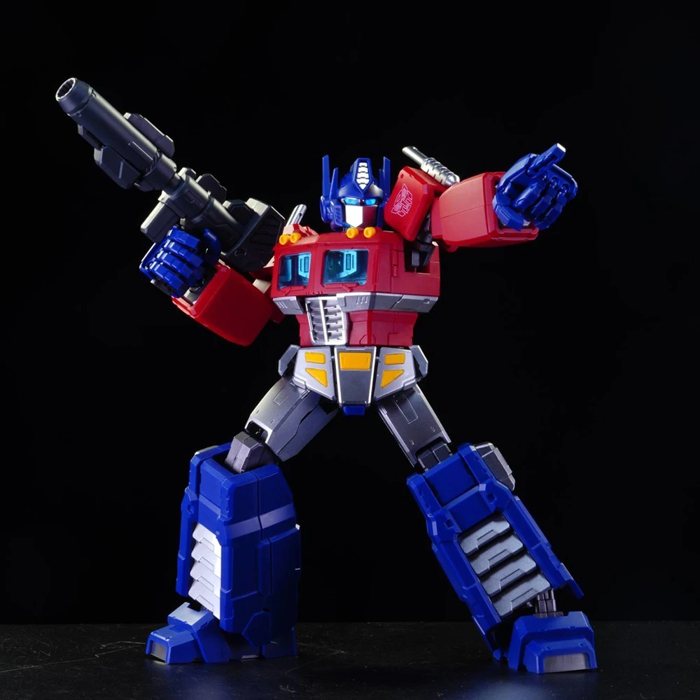 Фото Оригинальный новый Blokees Transformers Action Edition G1 Optimus Prime 18 см легендарная сборка аниме фигурка модель орнамент подарки №5