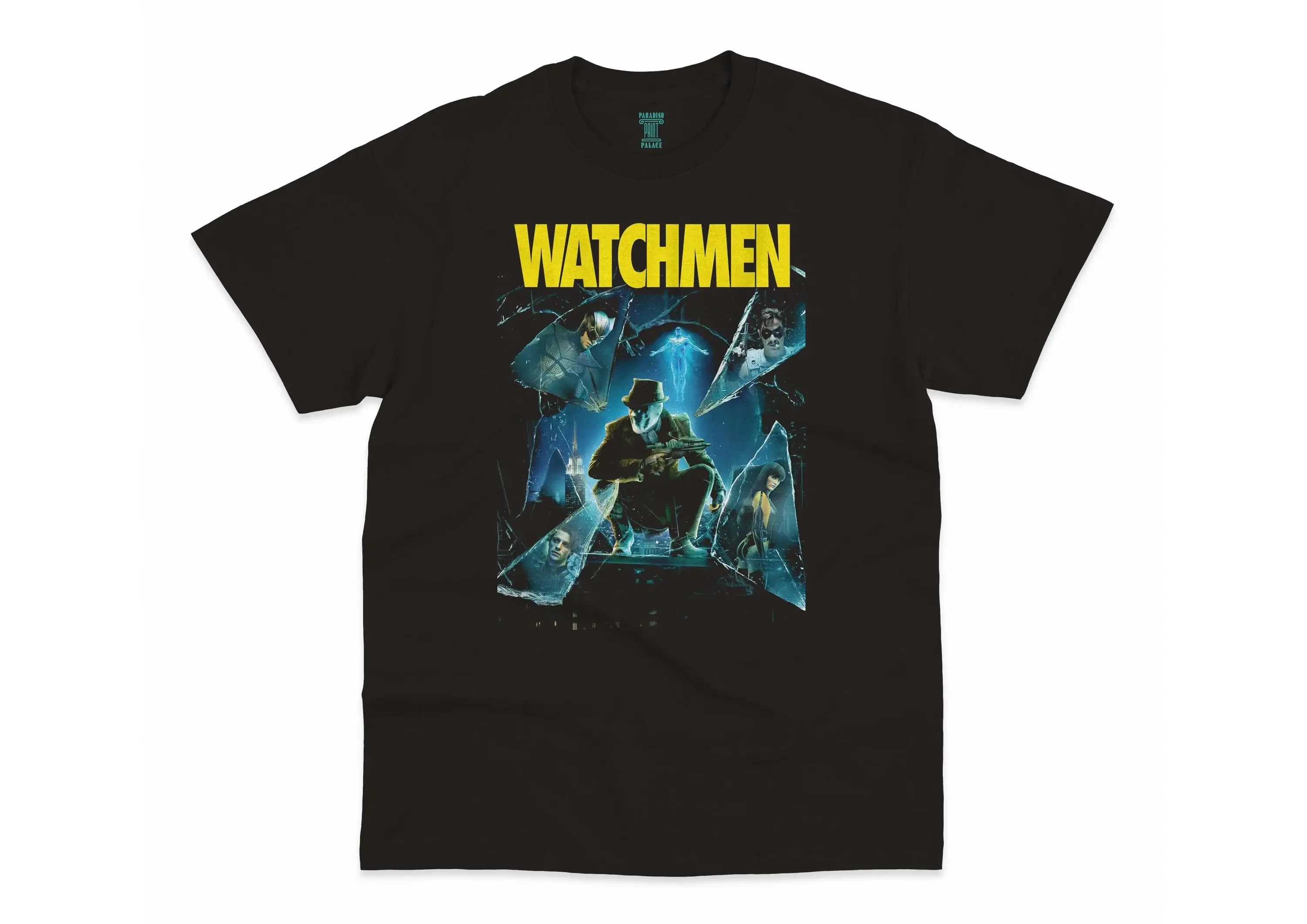 Футболка Watchmen Zack Snyder 2009, HQ с принтом фильма, тяжелая футболка с круглым вырезом