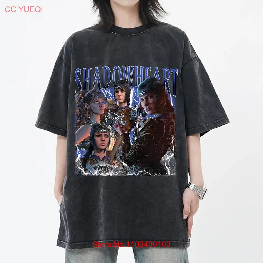 Футболка Shadowheart Baldurs Gate 3 Limited Bootleg, винтажные рубашки с рисунком 90-х годов в стиле ретро