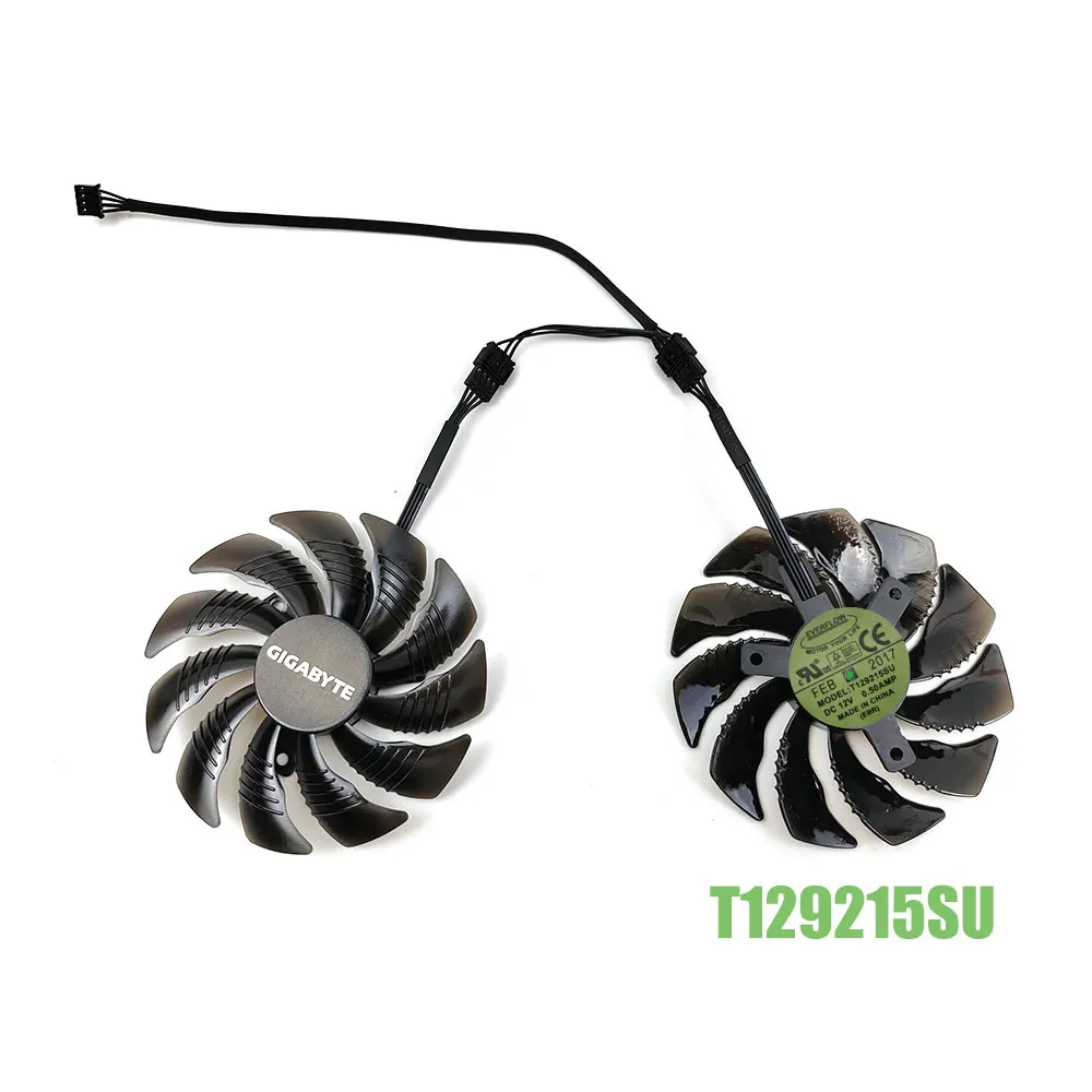 Фото Кулер для видеокарты Gigabyte GTX 1650 1660 1660 Ti Super RTX 2060, 88 мм №3
