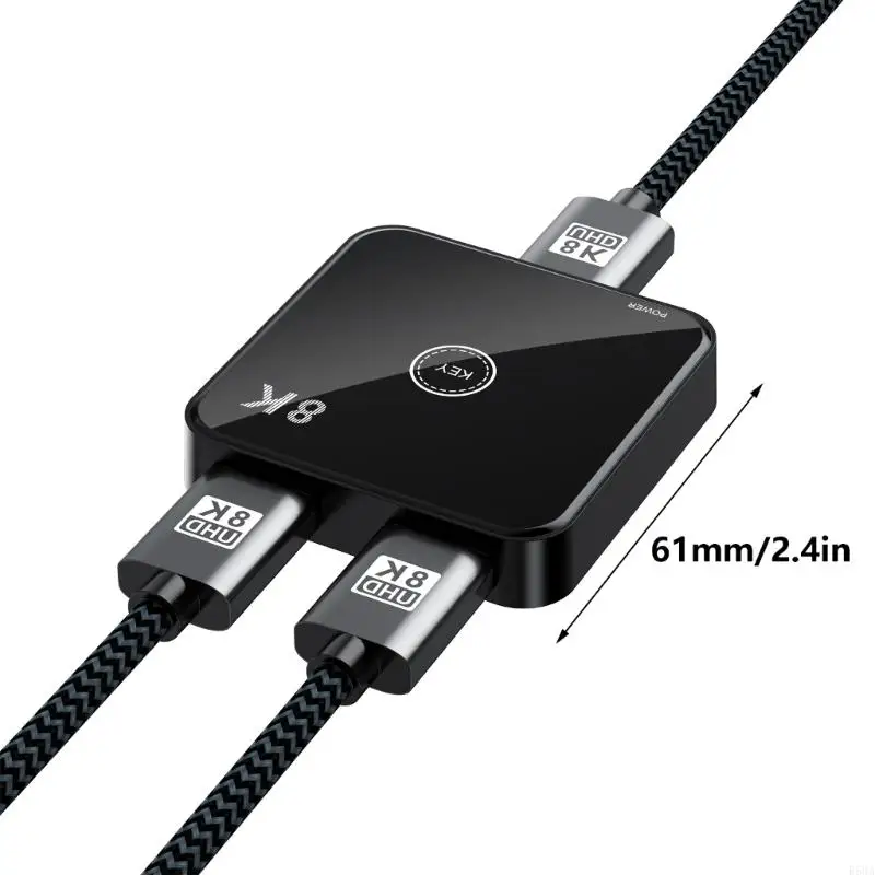 8K 60 Гц 2,1 Поддержка концентратора 4K 120 Гц 48 Гбит  с. ДИБУКЦИОНАЛЬНЫЙ 2 В 1 OUT SPLITER для консоли R58A (art.: 3920cce16d02f) - 3920cce16d02f
