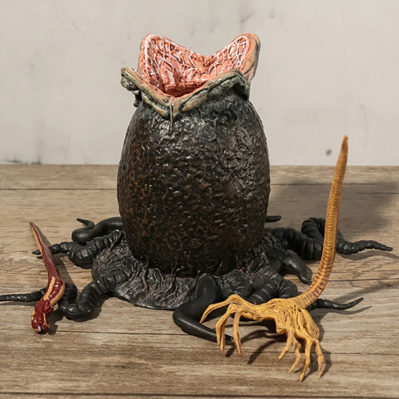 Фото Alien Egg Facehugger Chestburster Фигурка Xenomorph Aliens Eggs Face Hugger ПВХ Коллекционная модель Кукла Украшение Игрушка Подарки №5