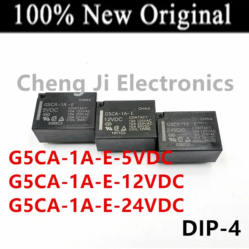 10 шт./лот G5CA-1A-E-5VDC 、G5CA-1A-E-12VDC 、G5CA-1A-E-24VDC DIP-4 Новое силовое реле G5CA-1A-E DC5V DC12V DC24V