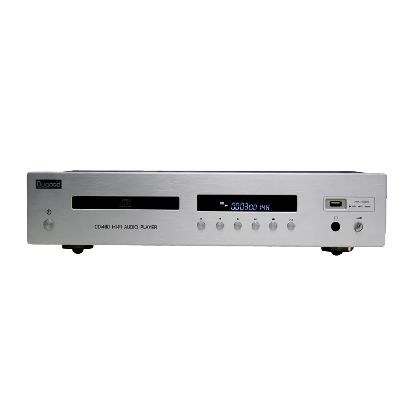 GD-02 CD-490 Полностью балансный проигрыватель компакт-дисков WAV Декодер музыкального плеера без потерь