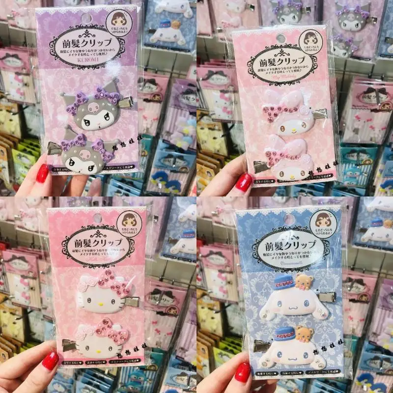 Sanrio Hello Kitty Mymelody Cinnamoroll заколка для волос сломанная заколка для волос аксессуары для волос зажим в виде утконоса подарок на день рождения подарок подруге девушке