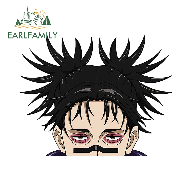 EARLFAMILY Choso Peeker аниме оригинальные автомобильные аксессуары мультфильм популярные наклейки индивидуальная наклейка украшение заднего лобового стекла
