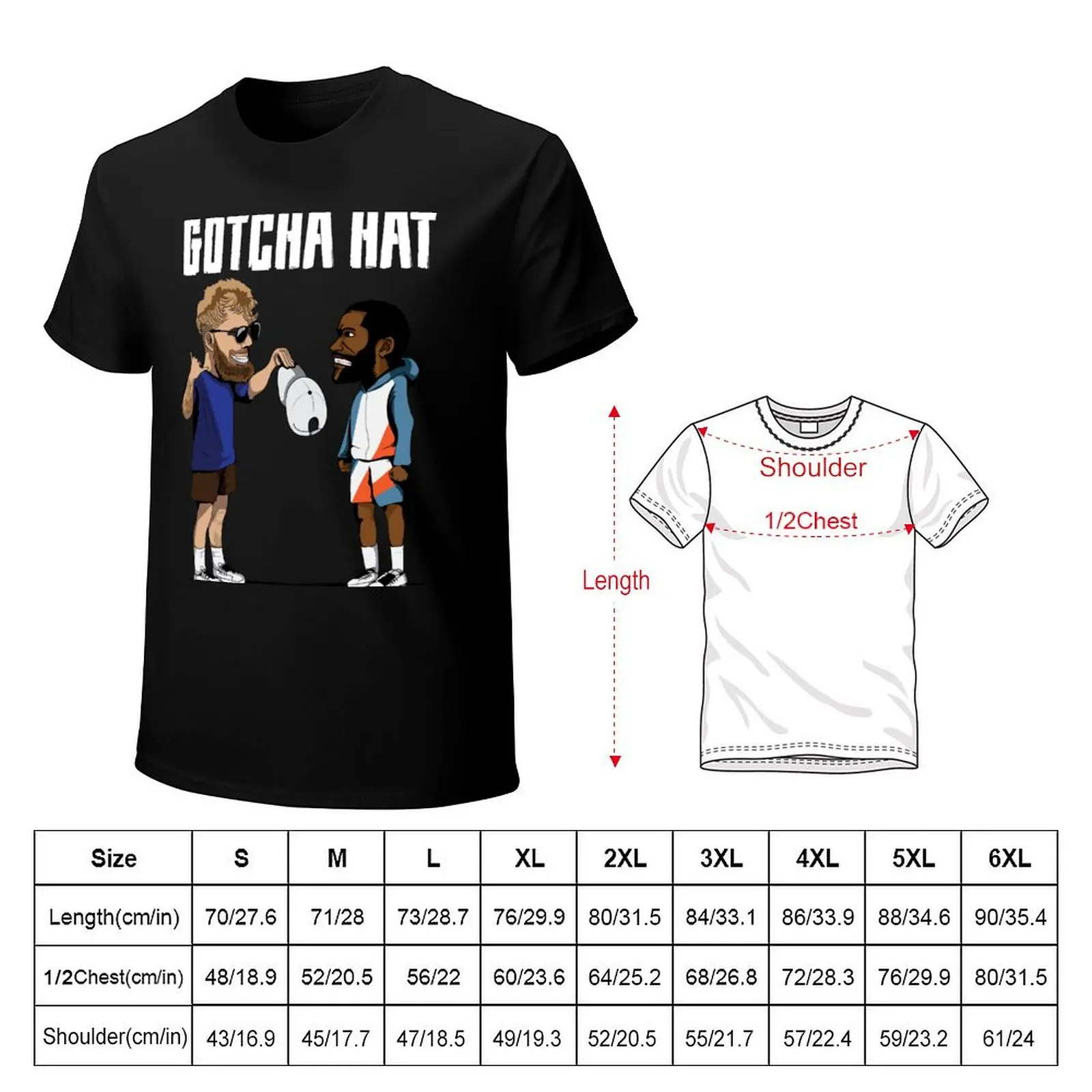 Забавная футболка Gotcha Hat, мужская эстетичная одежда, пот, персонализированная футболка, мужская футболка (art.: 3920d0bca69c1) - 3920d0bca69c1