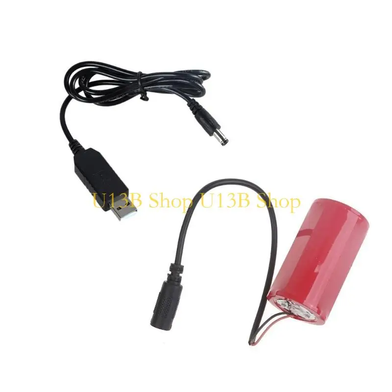 Фото U13B USB до 1,5 В LR20 D Аккумулятор elminators Кабель для дистанционного управления USB Power Cable №5