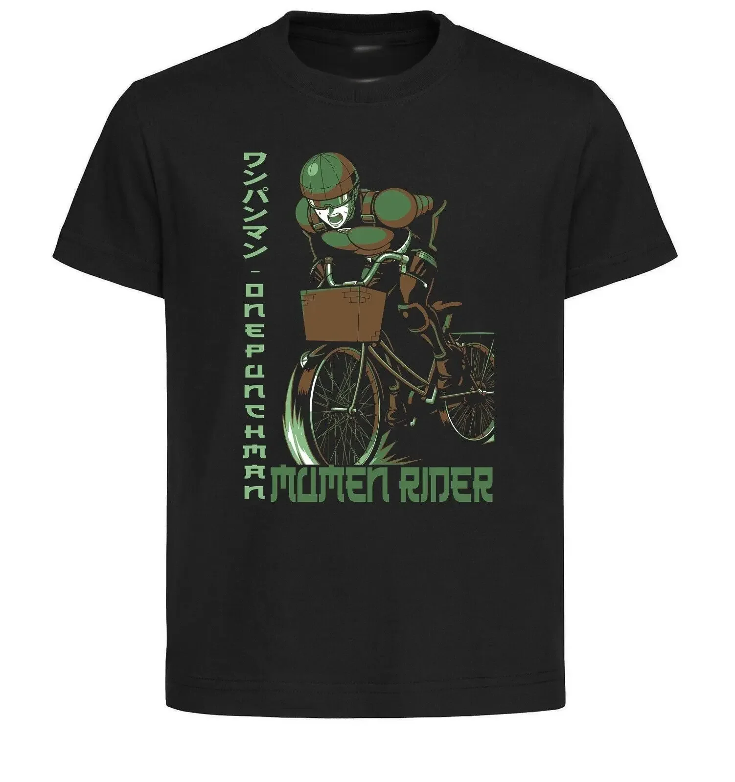 Футболка унисекс, черный, в японском стиле, One Punch Man, Mumen Rider LL3793