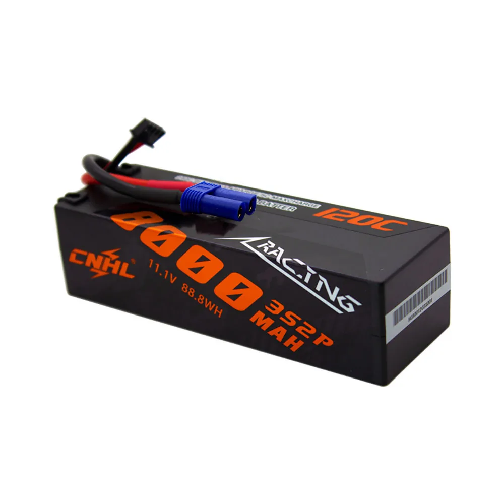CNHL Lipo 3S 11,1 В Аккумулятор 8000 мАч 120C жесткий чехол Lipo аккумулятор гоночная серия с разъемом EC5 для радиоуправляемого автомобиля лодки ралли грузовика багги