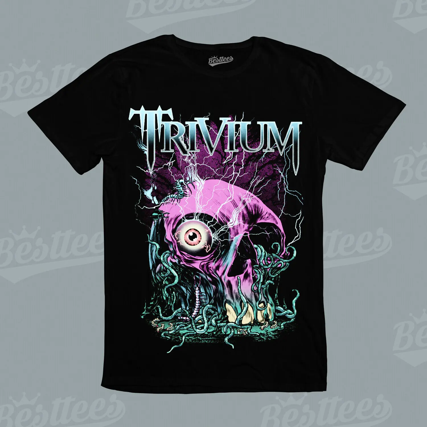 Детская футболка Trivium из тяжелого металла с изображением рок-музыкальной группы и черепа