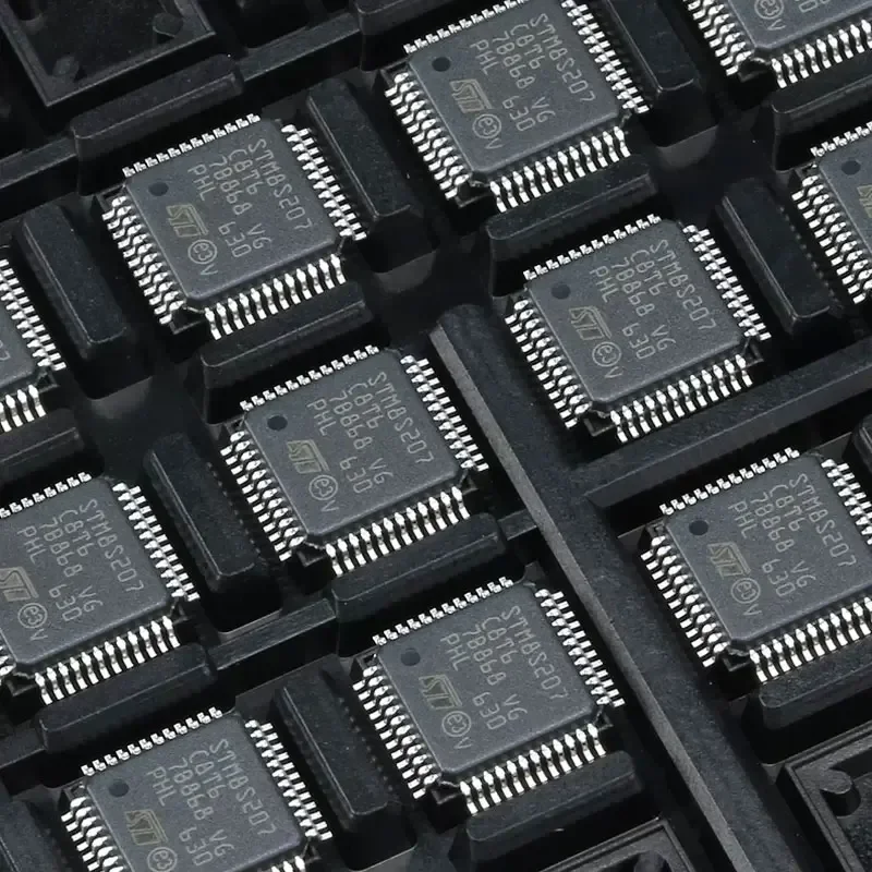 Фото STM32L052R8T6 STM32L052T8Y6TR STM32L052K8U6D STM32L052K8T6 STM32L052K6U6 STM32L052K6T6 Черный пластиковый корпус STM32L052R8H6 №2