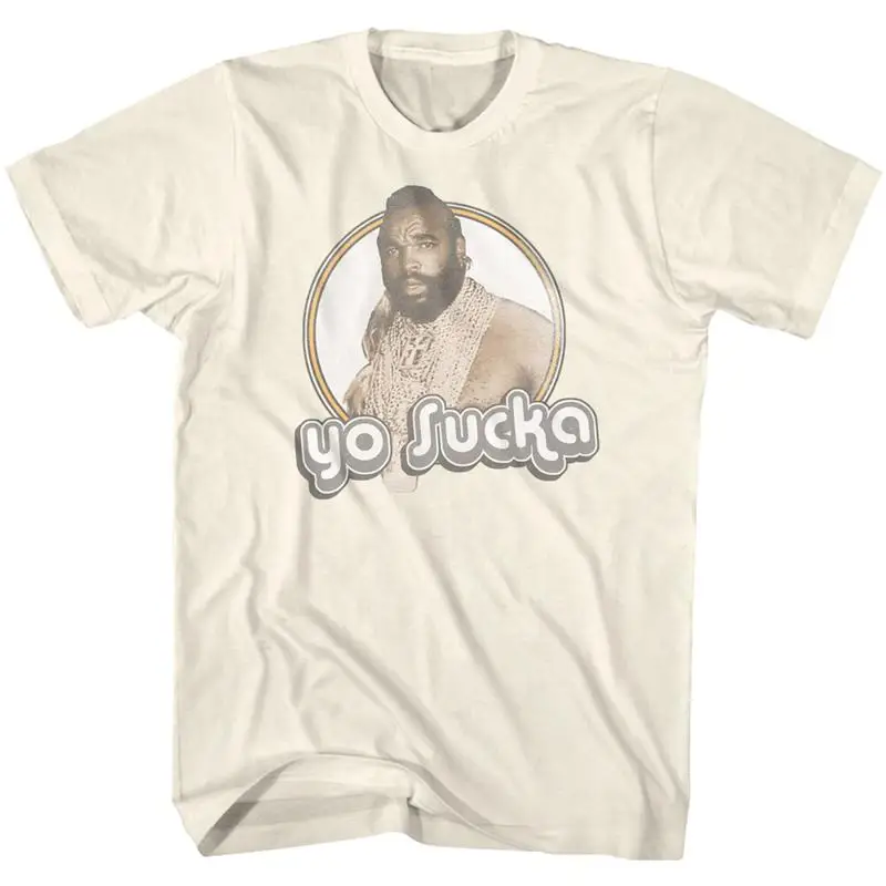 Мужская рубашка Mr T Yo Sucka Circle в рамке The A Team B Baracus