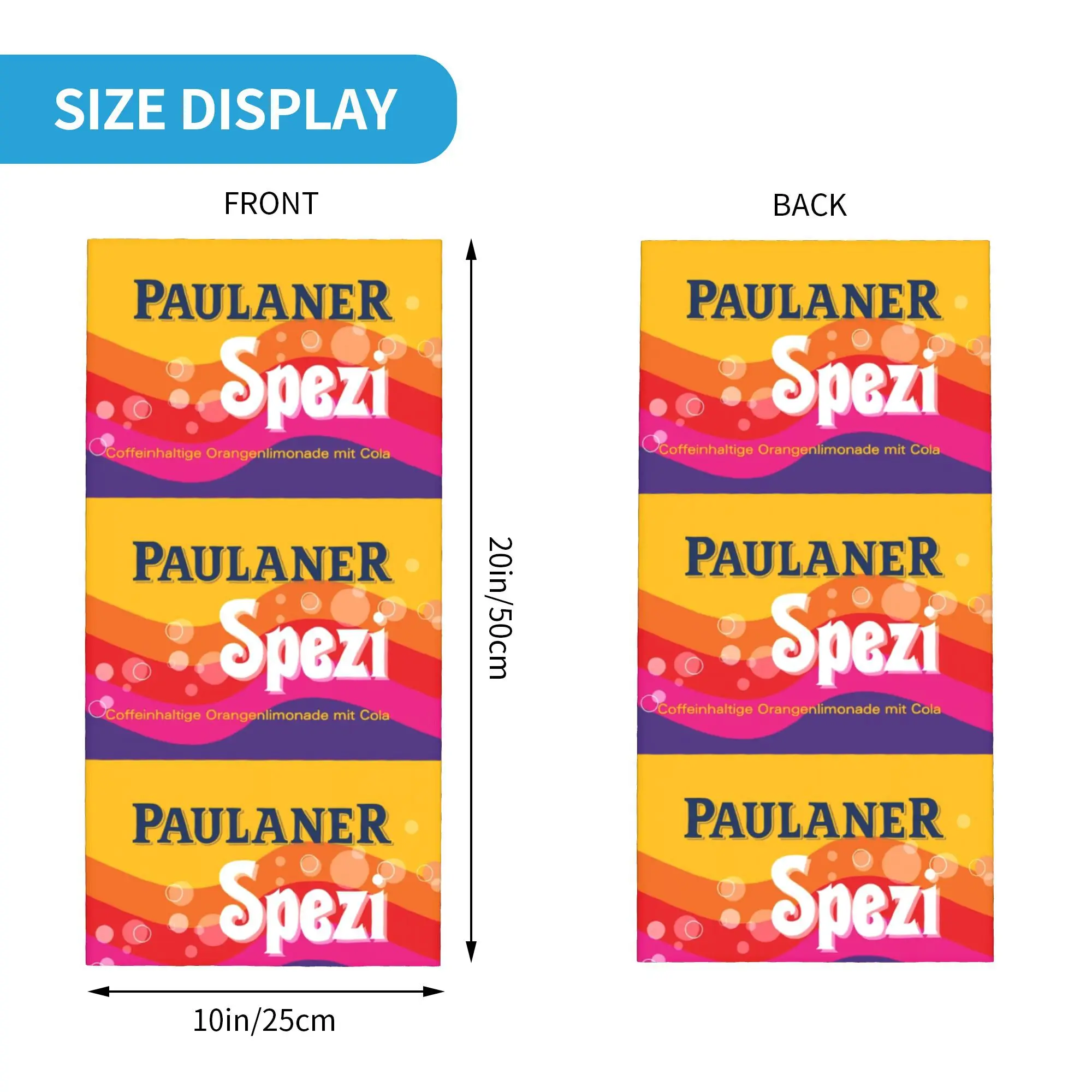 Фото Paulaner Spezi munich бандана на шею, маска с принтом, шарф, теплый велосипедный шарф для бега для мужчин, женщин, взрослых, весь сезон №2