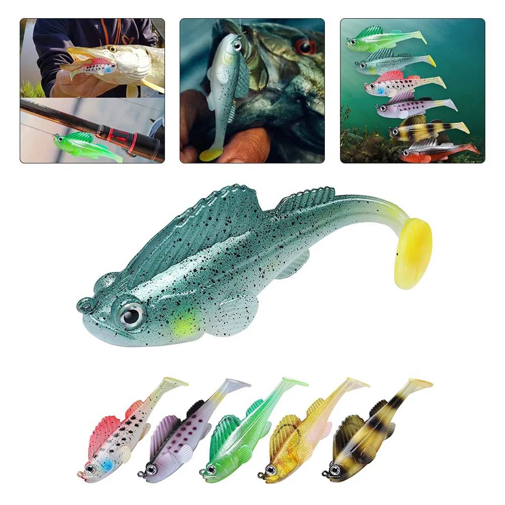 Фото TRUSCEND Jumpi222222222222ng Fish Luya b2222222222ait T-Мягкая приманка с хвостом B2222222ass форель Luya false bait222222222222222222222222222222222 №5