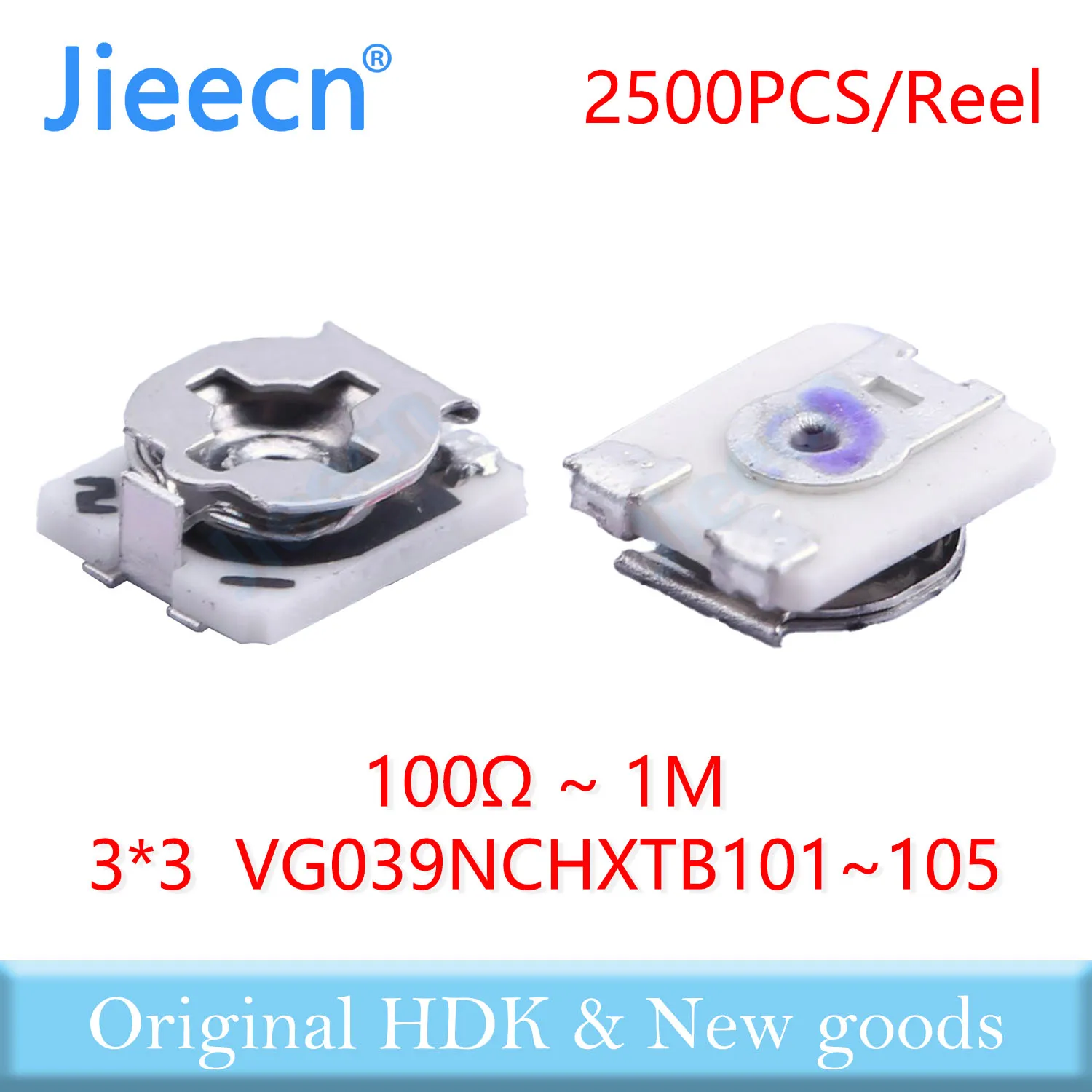 2500 шт. 100% оригинальный HDK 3,8*3,15*1,2 100R-1M VG039NCHXTB101 301 501 102 202 302 502 103 104 подстроечный потенциометр VG039NCHXTB