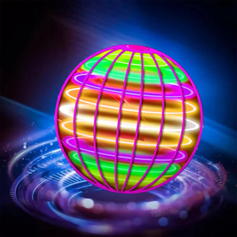 Летающий шар Boomerang Fly Orb Magic со светодиодной подсветкой Дрон воздушный шар Fly Nova Orb Летающий Спиннер детские игрушки рождественские подарки