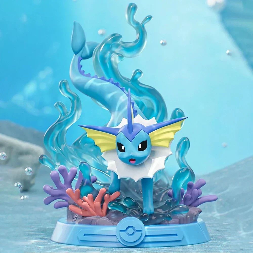 Фото Новый Покемон экшн-фигурка Eevee сильвеон Vaporeon Аниме Фигурка загадочные коробки совершенно новые оригинальные в полке №3
