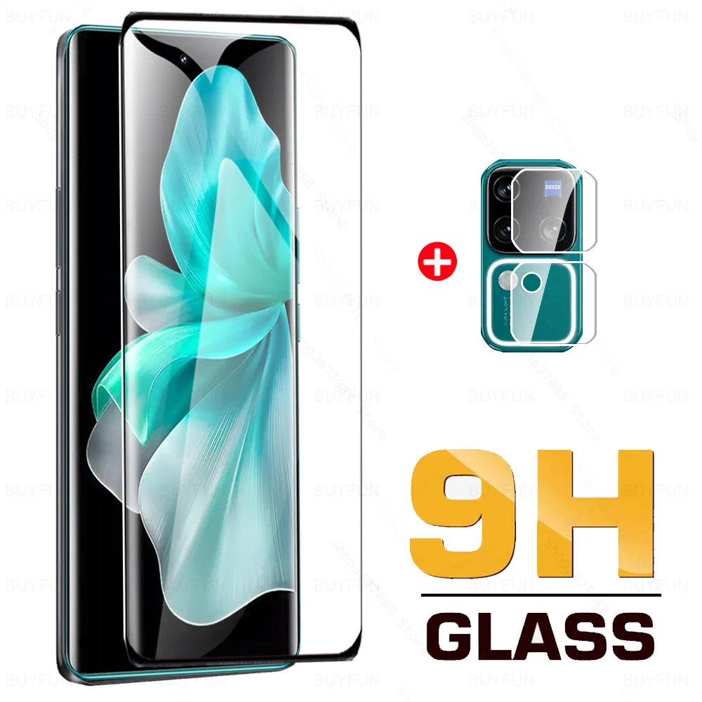 Изогнутое Стекло 9H для Vivo V30 Pro 5G, закаленное стекло VivoV30 Vovi V30Pro V 30 30 V VivoV30Pro, 6,78 дюймовая Защитная пленка для экрана камеры