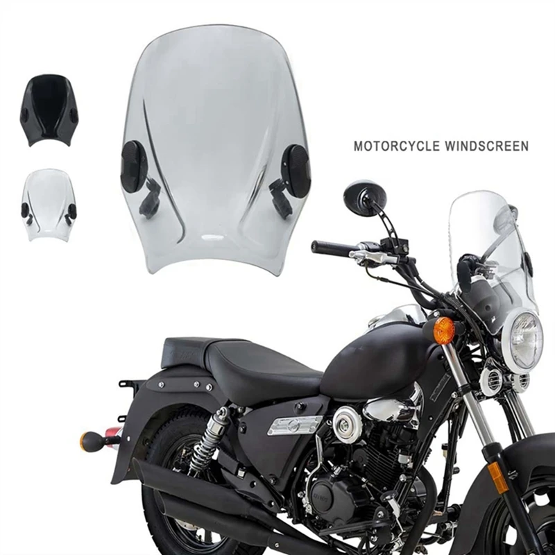 Фото Лобовое стекло мотоцикла, дефлектор, детали, аксессуары для Bullet/Meteor/Classic 350 500 Interceptor 650 (прозрачный) №3