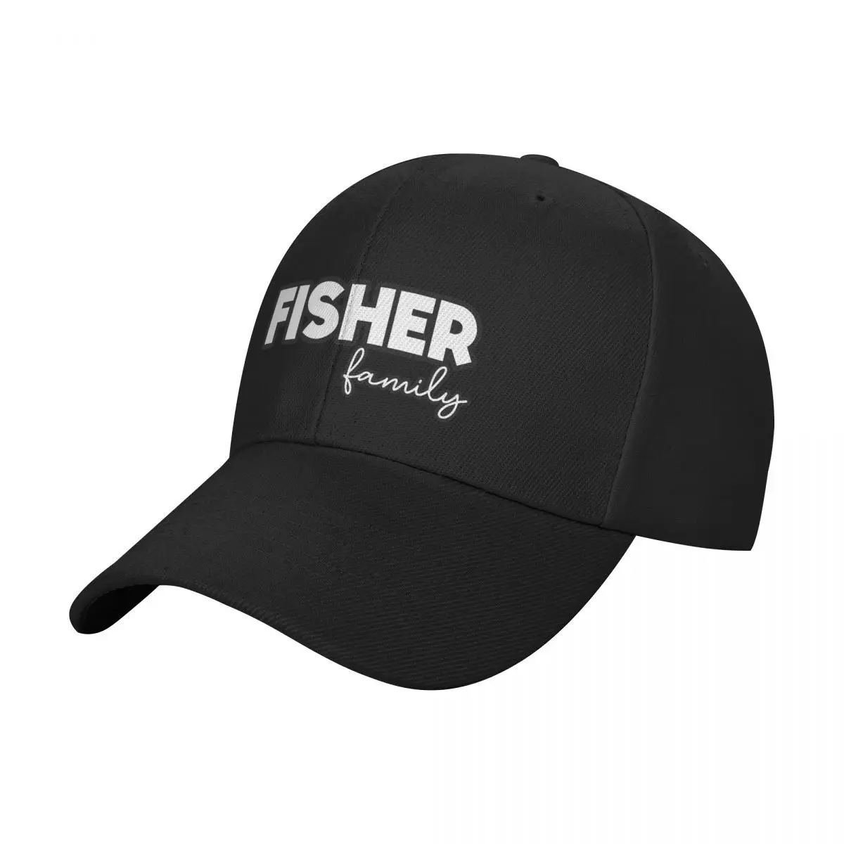 Фото Бейсбольная кепка с именем семьи Fisher, солнечная шляпа с защитой от ультрафиолета, модная пляжная шляпа от солнца, женские шляпы, мужские №2