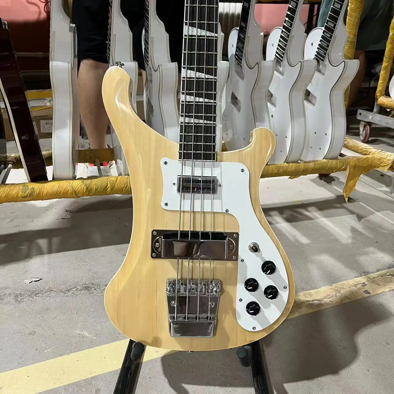 Электрическая гитара Rickenbacker 4003, бас-гитара, корпус из липы, цвет бурливуд, подставка из розового дерева, 4 струны, Бесплатная доставка гитара