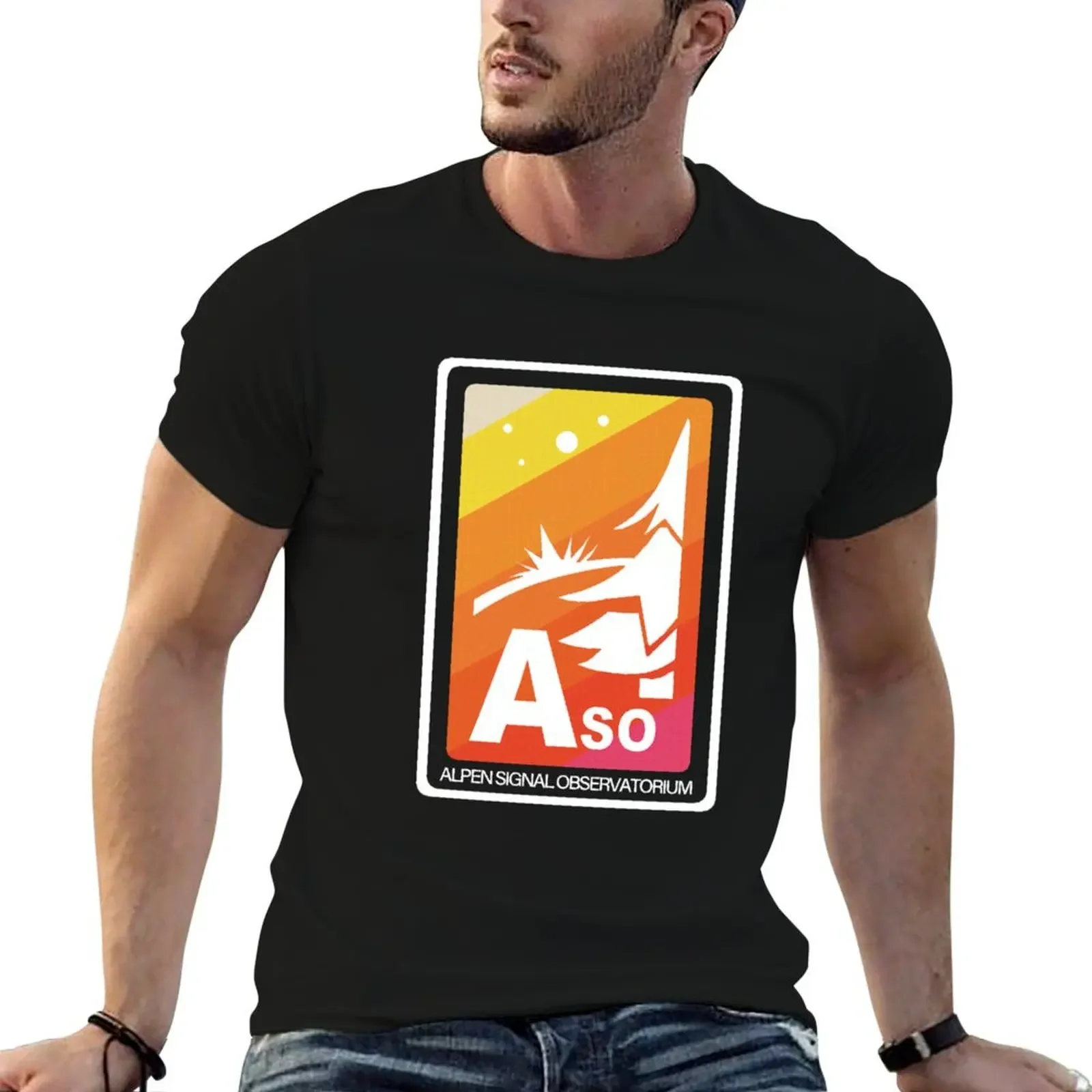 ASO (Alpen Signal Observatorium) Premium T-Shirt summer top shirts graphic tee plain animal prinfor boys clothing for men
