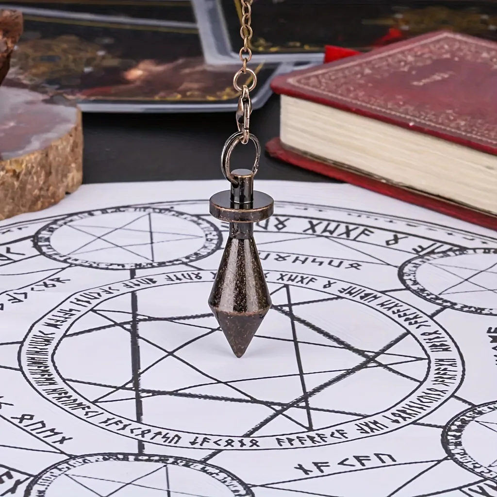 Медный металлический маятник Reiki для гадания, очаровательный подвесной дубликат, дублирующий дубликат X025